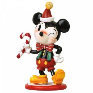 DISNEY - Miss Mindy World - Resin Statue - Christmas Mickey - 16cm