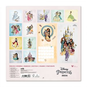 DISNEY - Princesses - Calendrier Mural 2024