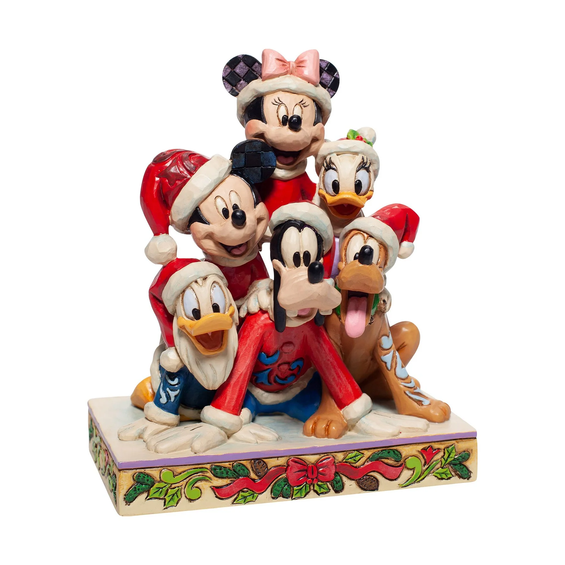 Figurine Disney Traditions : Bourriquet, Tigrou, Porcinet et Winnie su