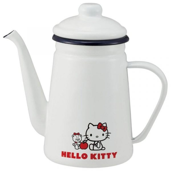 HELLO KITTY - Tiny Chum - Théière émail 1.1L