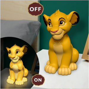 LE ROI LION - Simba - Lampe 3D 17.5cm