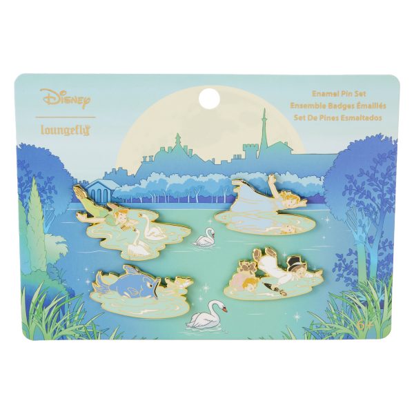 Disney Loungefly Collector pins set 4pcs Peter Pan you can fly