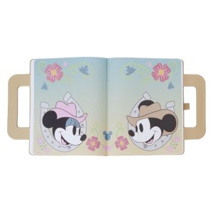 Disney Loungefly Lunch Box Journal Western Mickey and Minnie