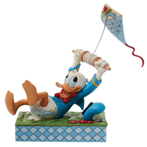 Figurine Donald Avec Un Cerf-Volant - Disney Traditions