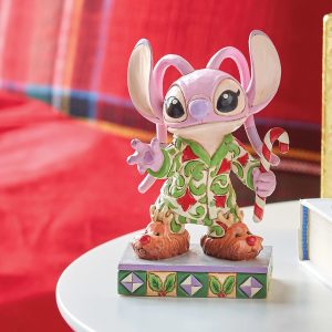 Figurine Angel Lilo & Stitch Pyjama Noël - Disney Traditions