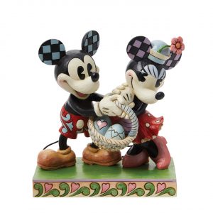Figurine Mickey et Minnie Pâques rétro - Disney Traditions Figurine Mickey et Minnie Pâques rétro - Disney Traditions
