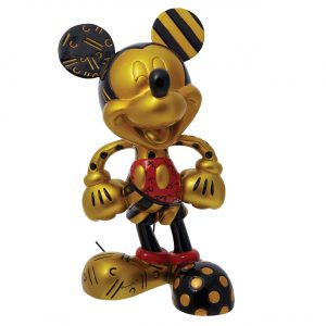 Figurine Mickey noir et doré (Édition Limitée) - Disney Britto