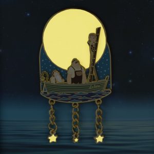 Pixar Loungefly Pins Collector Box La Luna Glow In The Dark