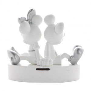 DISNEY - 'White&Silver' - Mickey & Minnie - Tirelire - 19cm