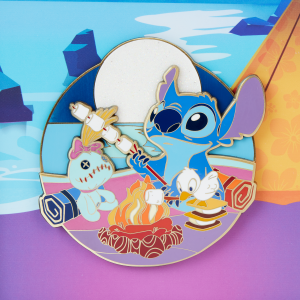 Disney Loungefly - Stitch Camping Cuties - Pins Collector Box
