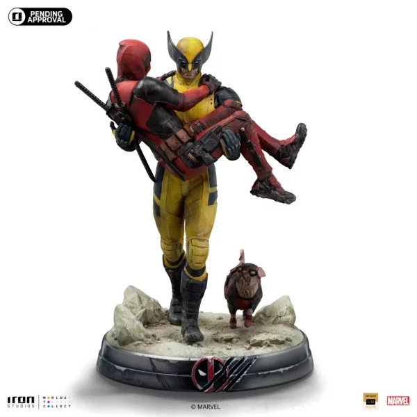 MARVEL - Deadpool et Wolverine -Statuette Art Scale Deluxe 21.5cm