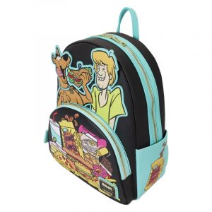 Sac à Bandoulière Loungefly Scooby-Doo En Sherpa - Licencié, Breloque émail, Réglable