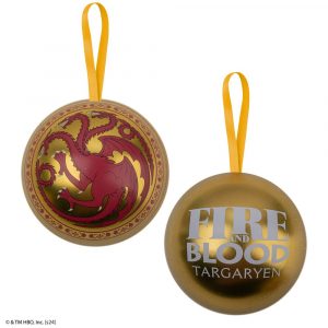Game of Thrones - décoration sapin avec collier Targaryen