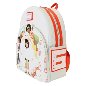 Disney Loungefly Big Hero 6 10Th Anniv Baymax Gang - Sac à dos