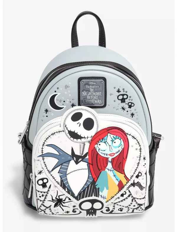 Loungefly Disney - Jack & Sally Heart - Sac à dos