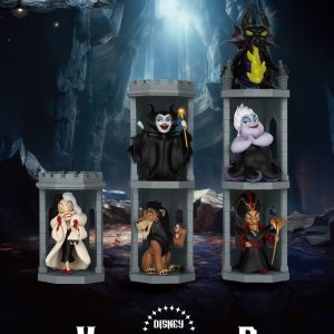 DISNEY VILLAINS - Tower Series - Set 6 Figurine Blind Box 11.5cm