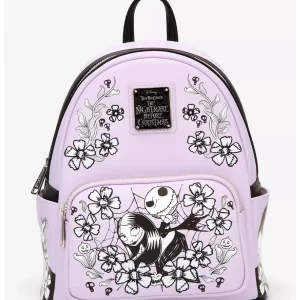 Loungefly Disney - Jack & Sally Floral - Sac à dos