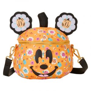 Loungefly Disney Mickey - Floral Pumpkin Figural - Sac à bandoulière