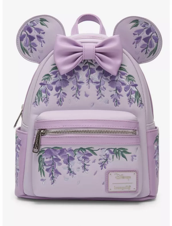 Loungefly Disney Minnie - Wisteria Ears Floral Scented - Sac à dos