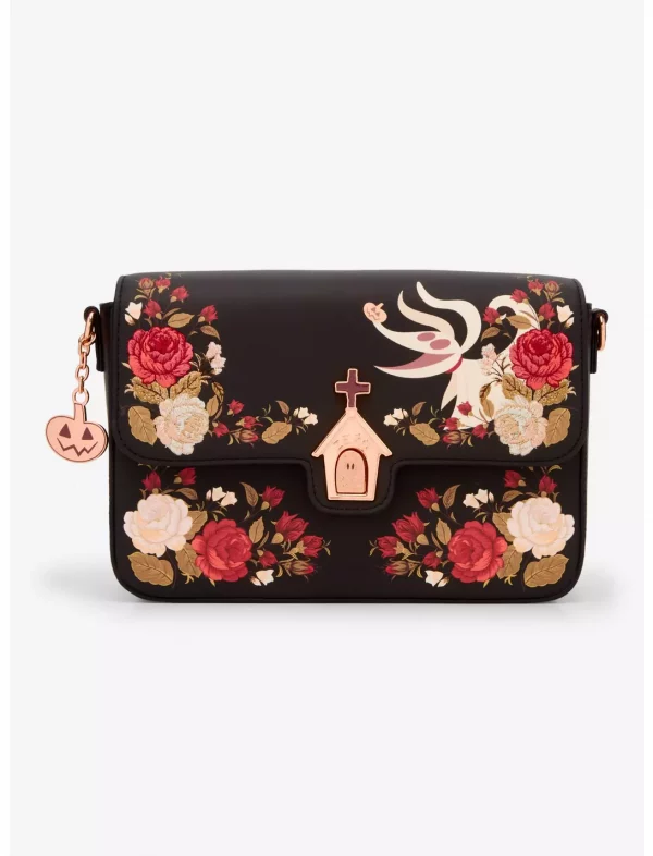 Loungefly L'Étrange Noël de Monsieur Jack - Floral Zero - Sac à bandoulière