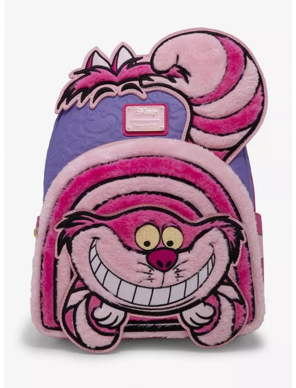 Loungefly Disney Alice in Wonderland - Fuzzy Cheshire Cat - Sac à dos