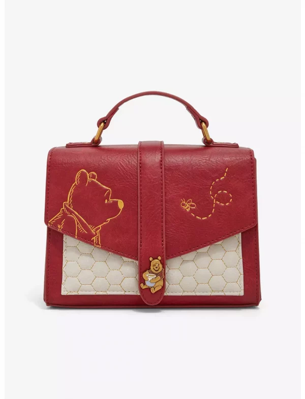 Loungefly Disney Winnie - Honeycomb Pattern - Sac à bandoulière