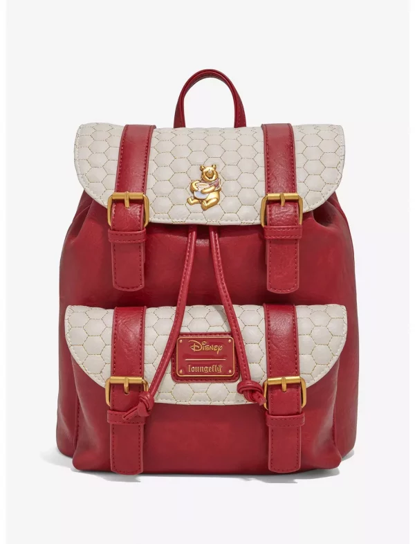 Loungefly Disney Winnie - Honeycomb Pattern - Sac à dos