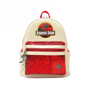 Loungefly Jurassic Park - Red Sequin - Sac à dos