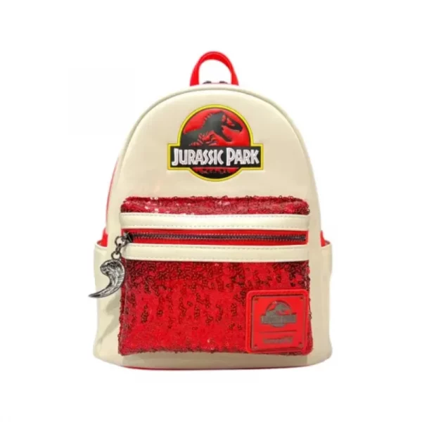 Loungefly Jurassic Park - Red Sequin - Sac à dos
