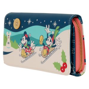 DISNEY - Mickey & Minnie Holiday - Portefeuille Loungefly 2 DISNEY - Mickey & Minnie Holiday - Portefeuille Loungefly