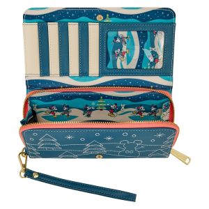 DISNEY - Mickey & Minnie Holiday - Portefeuille Loungefly 3
