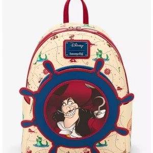 Disney Peter Pan Captain Crochet - Ship Wheel Rotating - Sac à dos