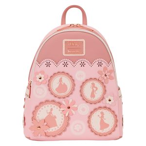 Loungefly Disney - Floral Pink Princess Silhouettes - Sac à dos