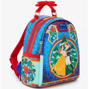 Loungefly Disney La belle et la bête - Stained Glass - Sac à dos