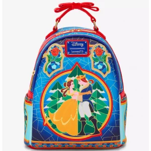 Loungefly Disney La belle et la bête - Stained Glass - Sac à dos
