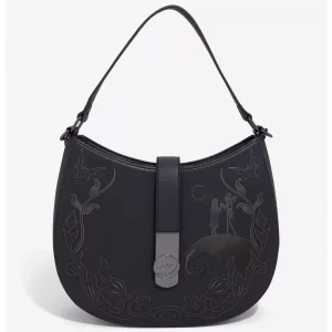 Loungefly Disney L'étrange noël de mr jack - Jack & Sally Scene Tonal - Sac à main