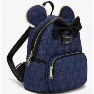 Loungefly Disney Minnie - Denim Quilted - Sac à dos 2 Loungefly Disney Minnie - Denim Quilted - Sac à dos