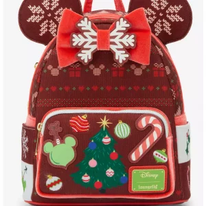 Loungefly Disney Minnie - Sweater Holiday - Sac à dos