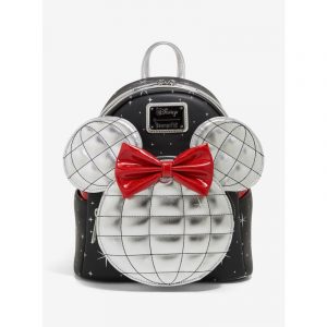 Loungefly Disney Minnie – Disco Metallic – Sac à dos