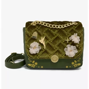 Loungefly Disney Peter Pan - Tinker Bell Velvet - Sac à bandoulière