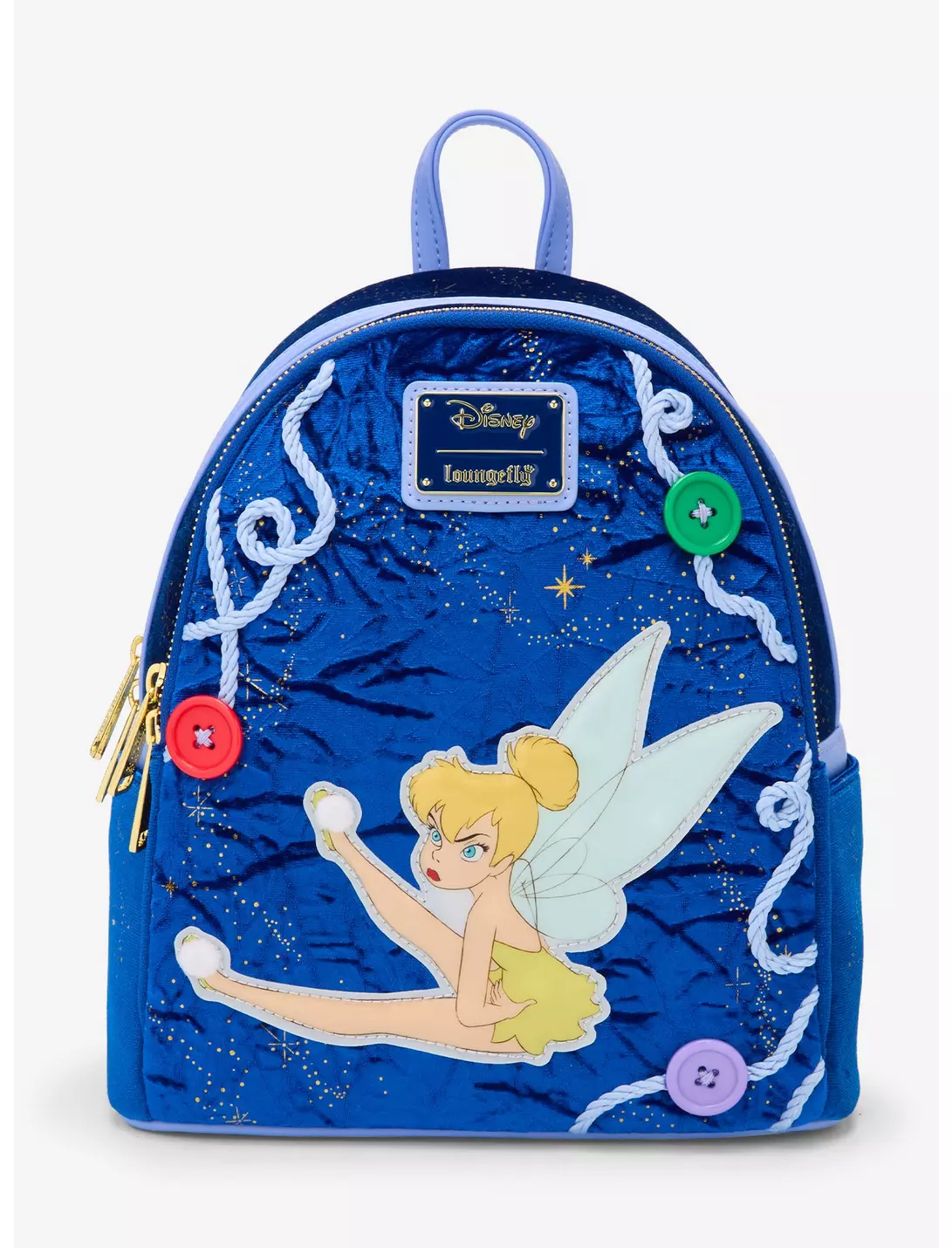 Loungefly Disney Tinker Bell - Buttons Light-Up - Sac à dos Loungefly Disney Tinker Bell - Buttons Light-Up - Sac à dos