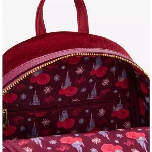 Loungefly La belle et la Bête - Winter Ice Skating - Sac à dos