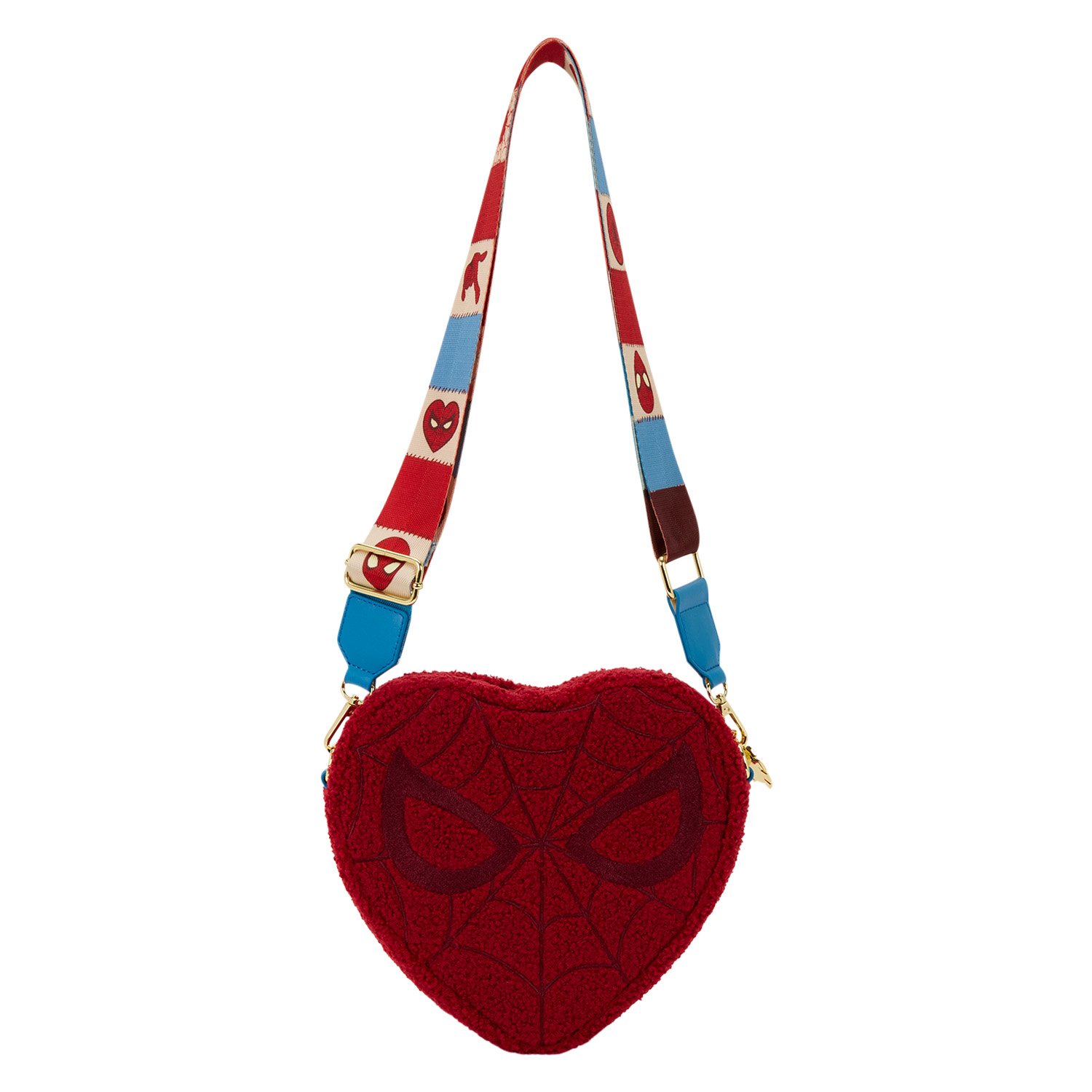 Loungefly Marvel - Spider-Man Sherpa Heart - Sac à bandoulière Loungefly Marvel - Spider-Man Sherpa Heart - Sac à bandoulière
