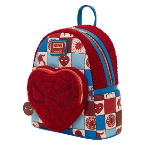 Loungefly Marvel - Spider-Man Sherpa Heart - Sac à dos