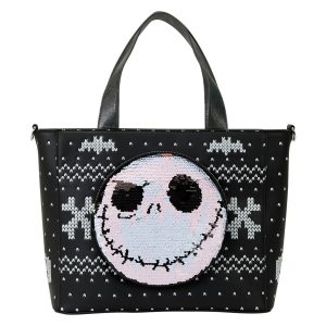 Loungefly Nightmare Before Christmas – Jack reversible sequin- Tote bag
