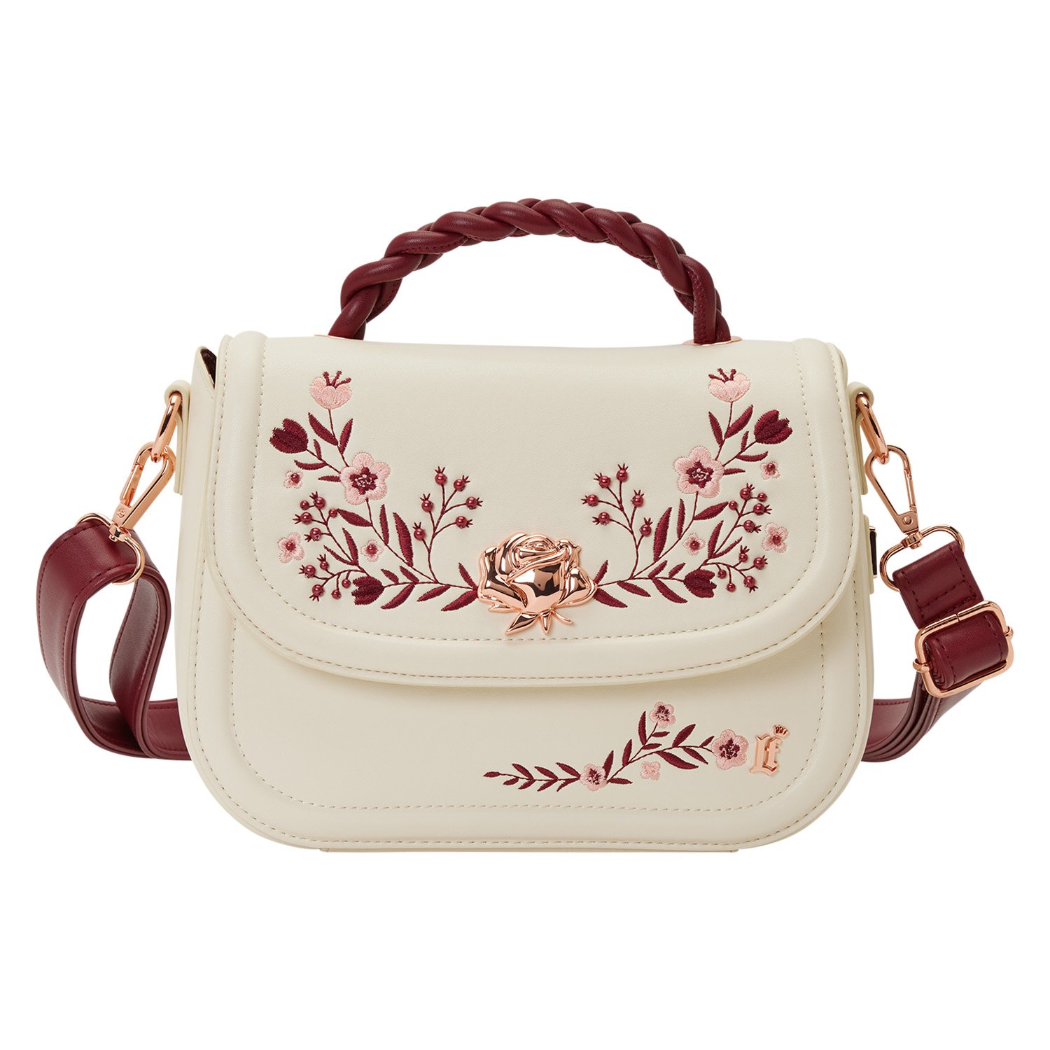 Loungefly Originals - Cream & Red Floral -Sac à bandoulière Loungefly Originals - Cream & Red Floral -Sac à bandoulière