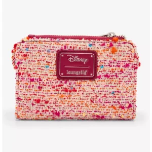 Loungefly Pink Bouclé Fabric - Minnie Mouse Ears - Portefeuille