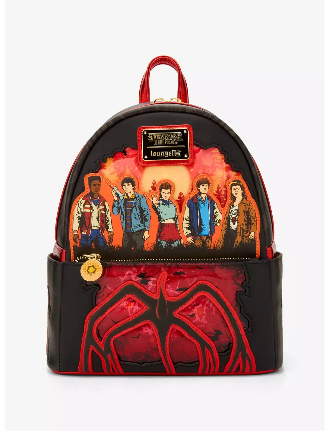 Loungefly Stranger Things - Group Portrait Light-Up - Sac à dos Loungefly Stranger Things - Group Portrait Light-Up - Sac à dos