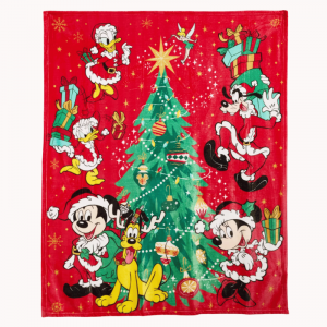 Plaid polaire - Mickey et ses amis Noël