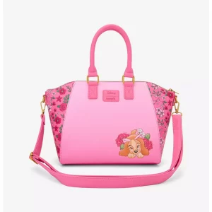 Loungefly Disney La belle & le clochard - Pink Present - Sac à bandoulière